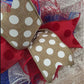 Door Wreaths for Fourth of July, Americana Mesh Door Wreath