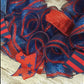 Navy Blue 4th of July Mesh Door Wreath