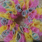 Summer Spring Welcome Door Wreath | Mother's Day Gift | Pink Purple Yellow White