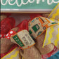 Back to School Teacher Gift, Apple Wreath