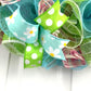 Easter Door Wreath | Spring Welcome Wreath | Pink Turquoise White