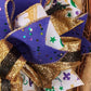 Purple Green Gold Fat Tuesday Lantern Wreath Bow - Burlap Wreath Embellishment for Making Your Own - Layered Full Handmade Farmhouse Already Made (Mardi Gras - Pink Door Wreaths
