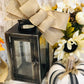 Solid Burlap Add On Wreath Bow - Wreath Embellishment for Already Made Wreath - - Pink Door Wreaths