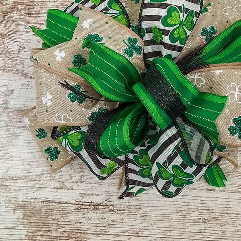 solacol St. Patricks Day Decorations Bow Bow Bow Ribbon for Bows St.  Patricks Day Decoration 5Cm Green Phnom Penh Ribbon Diy Bow Irish Festival  Ribbon 