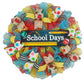 Teacher Classroom Gift | End of School Year Present | Red Yellow Blue Chalkboard - Pink Door Wreaths