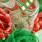 Ugly Christmas Sweater Wreath - Xmas Mesh Door Decor - Holiday Decorations - Red White Emerald Green - Pink Door Wreaths