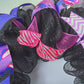 Valentine's Day Mesh Door Wreath - Black Hot Fuchsia Pink Purple - Animal Print Bold Decor for Daughters Room - Pink Door Wreaths