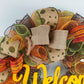 Welcome Fall Wreaths, Thanksgiving Front Door Wreath, Green, Brown : F1 - Pink Door Wreaths