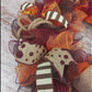 Fall Wreaths | Maroon Orange Thanksgiving Wreath : F2