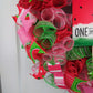 Watermelon Summer Door Wreath - Spring Door Decor - One in a Melon - Pink Lime Green Red White