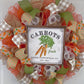 Farmhouse Easter Carrot Wreath - Spring Summer Welcome Door Decorations