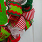 Stink Stank Stunk Christmas Wreath - Xmas Mesh Door Decor - Holiday Decorations - Red White Emerald Lime Green