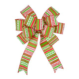 Choose Your Style - Christmas Bow for Wreath Add Ons - Outdoor Window Embellishment - Farmhouse Extra - Pink Door Wreaths