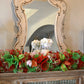 Christmas Garland for Staircase or Mantle - Mantel Decor - Red Lime White - Pink Door Wreaths
