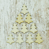 Christmas Tree Wooden Blank Cutout - Ornaments Door Hangers Home Decor Crafter DIY - 1/4" (.25") Birch Plywood Wood Unfinished Craft Project - Pink Door Wreaths