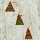 Custom Ornament Set of 6 - Pick Your Colors - Pack of Christmas Tree Baubles with Jute String Included - Wooden Personalized Ornament Set - Pink Door Wreaths