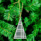 Custom Ornament Set of 6 - Pick Your Colors - Pack of Christmas Tree Baubles with Jute String Included - Wooden Personalized Ornament Set - Pink Door Wreaths