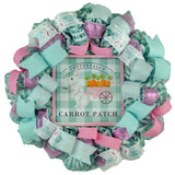 Easter Wreaths for Door - Carrot Easter Bunny Welcome Door Decor - Blue Pink Turquoise Aqua - Pink Door Wreaths