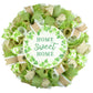 Home Sweet Home Lace Everyday Wreath - Ivy Leaf Flower Spring Year Round Door Wreath - Mother's Day Gift - Moss Green Jute White - Pink Door Wreaths