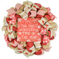 It's the Most Wonderful Time of the Year Wreath | Winter Christmas Mesh Front Door Wreath; White Red Brown Jute - Pink Door Wreaths