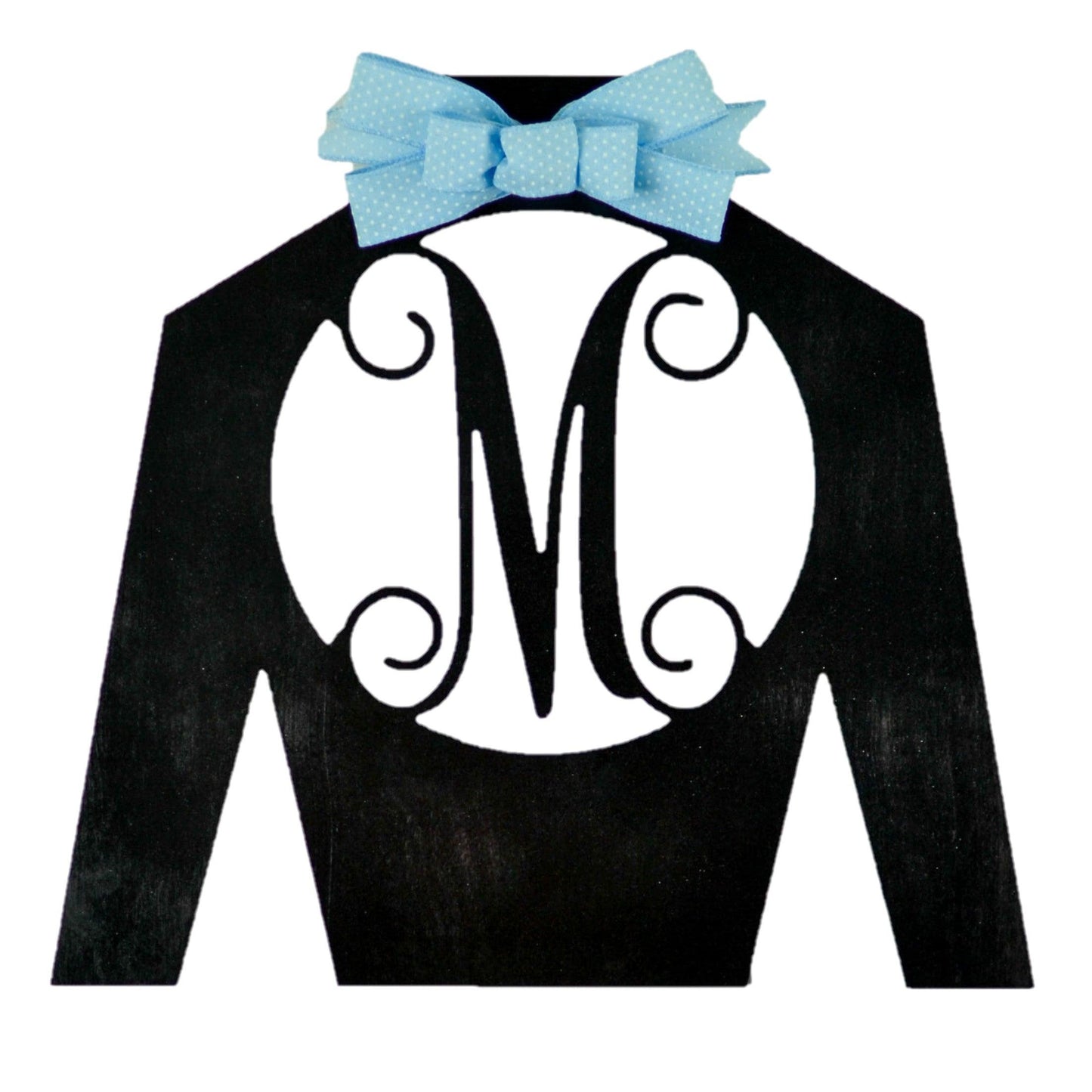 Kentucky Derby Monogram Jockey Silk | LOTS of colors! - Pink Door Wreaths