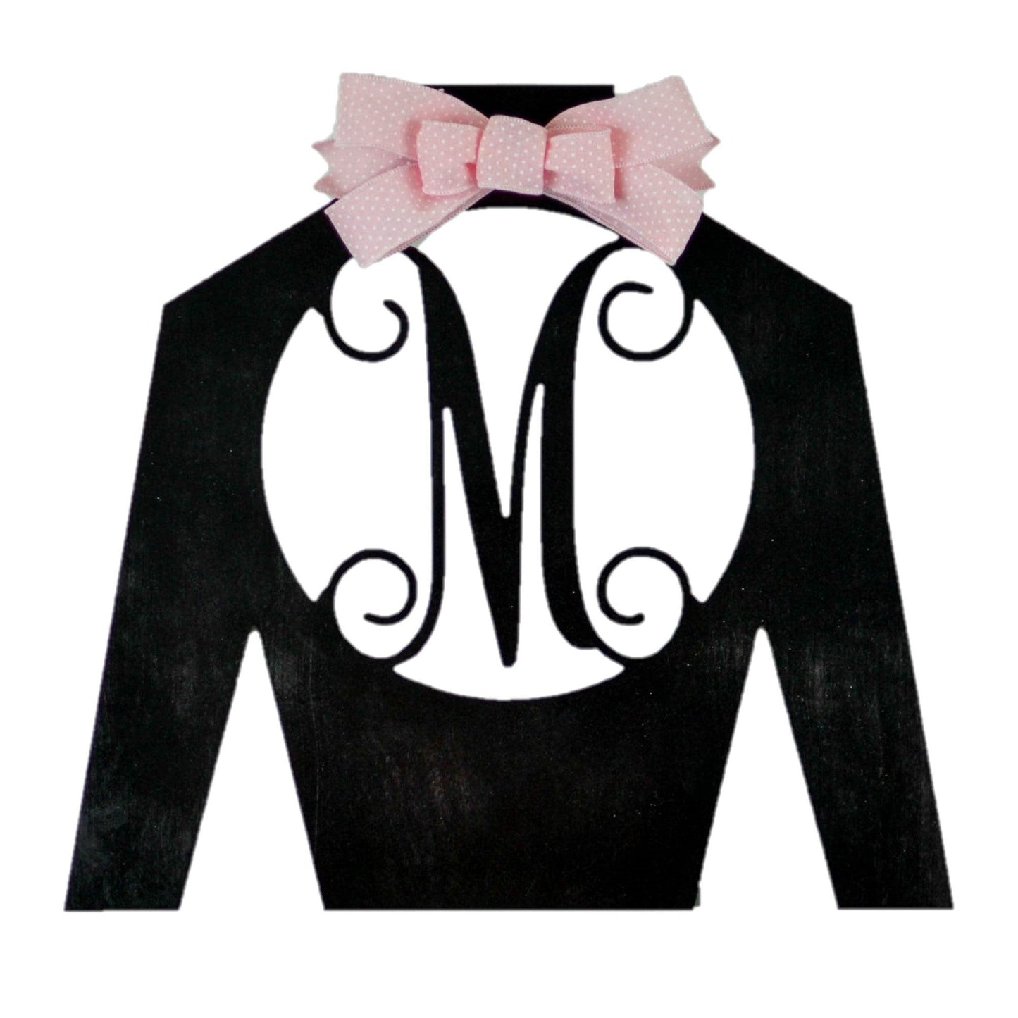 Kentucky Derby Monogram Jockey Silk | LOTS of colors! - Pink Door Wreaths