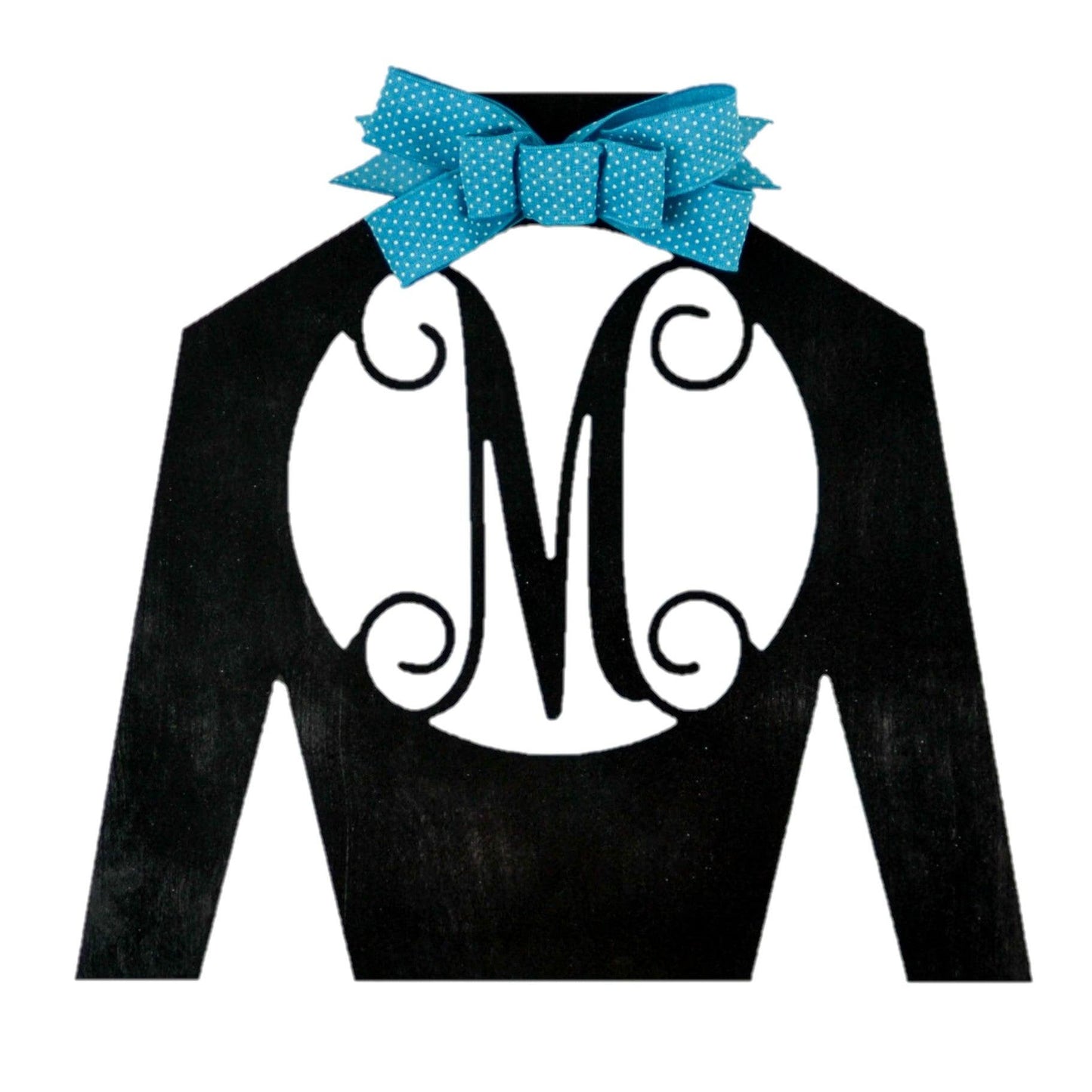 Kentucky Derby Monogram Jockey Silk | LOTS of colors! - Pink Door Wreaths