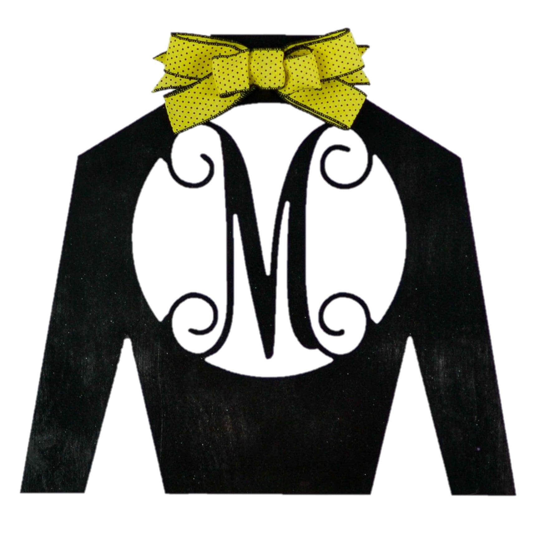 Kentucky Derby Monogram Jockey Silk | LOTS of colors! - Pink Door Wreaths