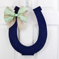 Kentucky Derby Party Horseshoe Door Hanger; LOTS of colors! - Pink Door Wreaths