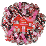 Love Shack Valentines Wreath - Valentine's Day Decor - Pink Door Wreaths