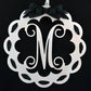 Personalized Monogram Door Hanger | Wooden Wreath | MANY colors! - Pink Door Wreaths