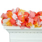 Red Gold White Christmas Garland for Staircase or Mantle - Mantel Decor - Cream Shimmer Metallic - Pink Door Wreaths